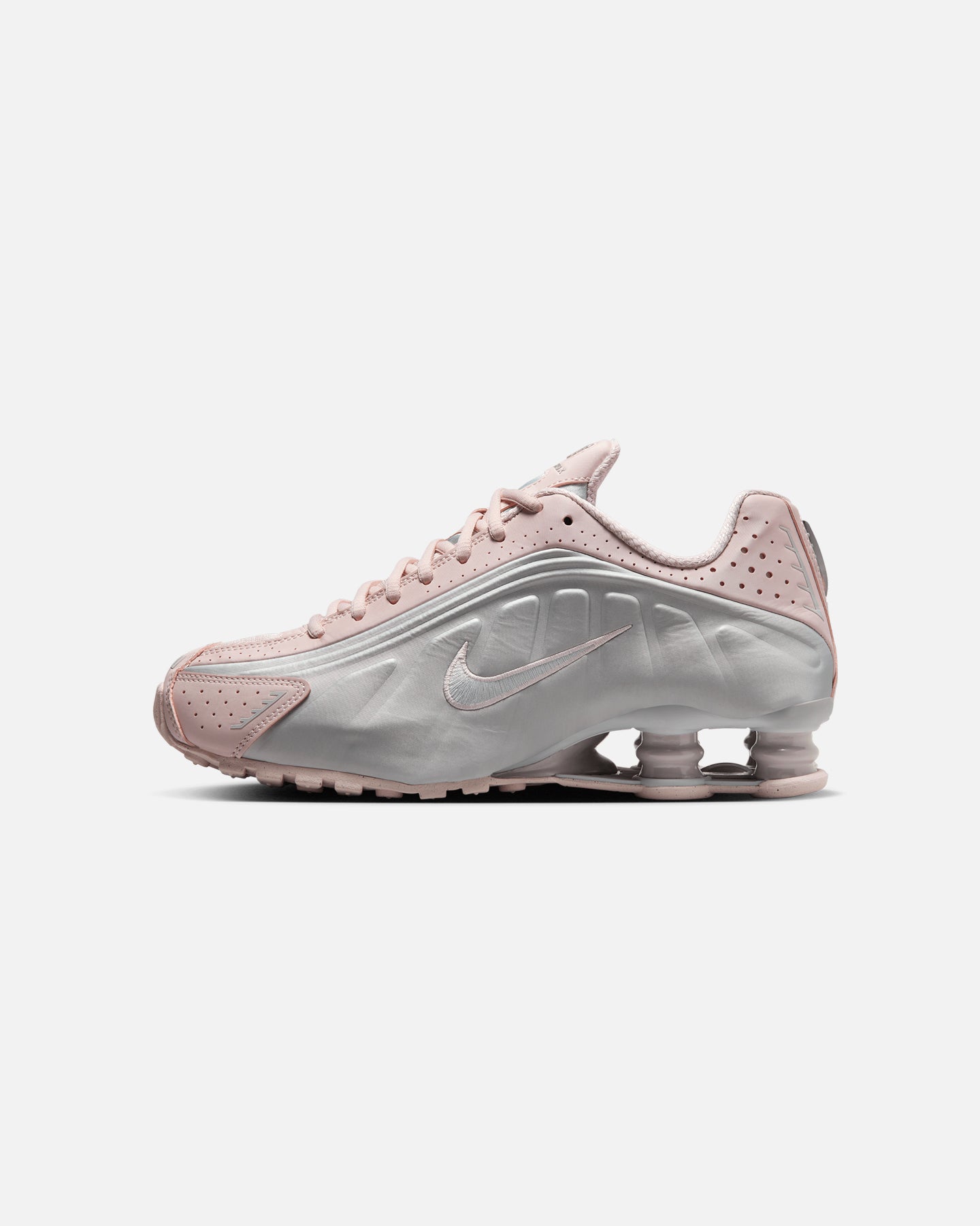 Nike Women's Shox R4 Barely Rose/Metallic Platinum