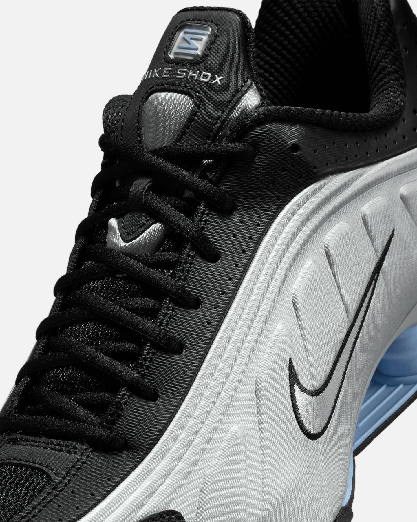 Nike Shox R4 Metallic Silver/Black