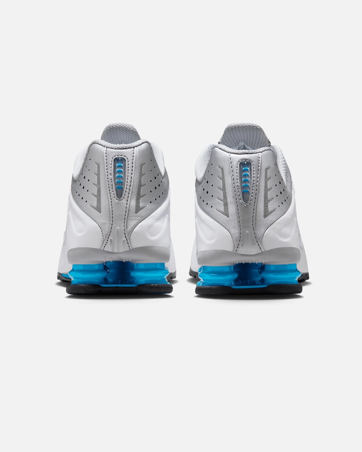 Nike Shox R4 Metallic Silver/Blue