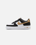 Nike Kids' Air Force 1 (GS) Black/Metallic Gold